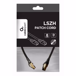 Gembird PP8-LSZHCU-BK-0.5M networking cable Black Cat8 S/FTP (S-STP)