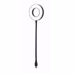 Gembird NL-LEDRING-01, Lamp, Black, White, PU plastic, Polypropylene (PP), 0.3 m, 1 pc(s), 0.5 V