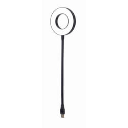 Gembird NL-LEDRING-01 USB gadget Black, White Lamp