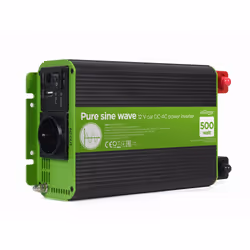 EnerGenie EG-PWC-PS500-01, Car inverter, Auto, 10 - 16 V, 500 W, 230 V, 50 Hz