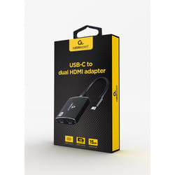 Gembird A-CM-HDMIF2-01 HDMI cable 0.15 m HDMI Type C (Mini) Black
