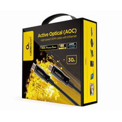 Gembird CCBP-HDMI-AOC-30M-02 HDMI cable HDMI Type A (Standard) Black