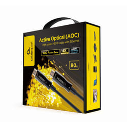 Gembird CCBP-HDMI-AOC-80M-02 HDMI cable HDMI Type A (Standard) Black