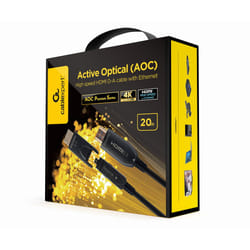 Gembird CCBP-HDMID-AOC-20M HDMI cable HDMI Type A (Standard) Black