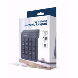 Gembird KPD-W-02 numeric keypad Laptop/PC Bluetooth Black