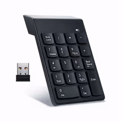 Gembird KPD-W-02 numeric keypad Laptop/PC Bluetooth Black