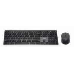 Gembird KBS-ECLIPSE-M500-ES keyboard Mouse included Universal USB + Bluetooth QWERTY English Black