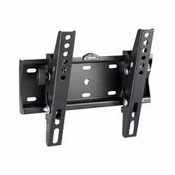 Gembird WM-42T-02, 106.7 cm (42"), 75 x 75 mm, 200 x 200 mm, -12 - 12°, Steel, Black