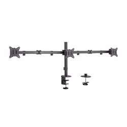 Gembird MA-D3-01 monitor mount / stand 68.6 cm (27") Desk Black