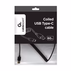 Gembird CC-USB2C-AMCM-0.6M USB cable USB 2.0 USB A USB C Black