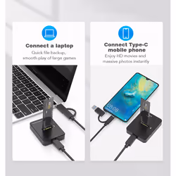 Gembird DD-U3M2 storage drive docking station USB 3.2 Gen 1 (3.1 Gen 1) Type-C Black - Additional view 6