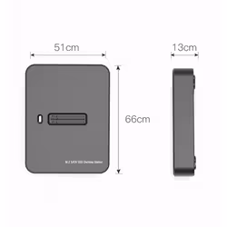Gembird DD-U3M2 storage drive docking station USB 3.2 Gen 1 (3.1 Gen 1) Type-C Black - Additional view 7