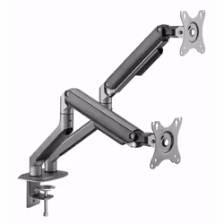 Gembird MA-DA2-05, Clamp/Grommet, 18 kg, 43.2 cm (17"), 81.3 cm (32"), 100 x 100 mm, Grey
