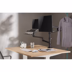 Gembird MA-DA-04 monitor mount / stand 81.3 cm (32") Desk Black - Additional view 8