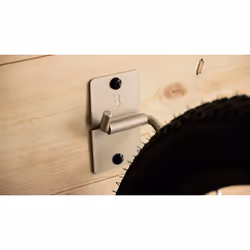 BBB Cycling ParkingHook Indoor bicycle holder Wall-mounted Stainless steel