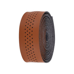 Bike Handlebar Tape I Leather Look Bar Tape Road Bike I Non-Slip Bike Tape Includes Handlebar Plugs I SpeedRibbon BHT-12 Brown
