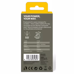 Aqiila Silicon USB-C/Lightni. 2.0 30W 2m Charging cable - Additional view 5