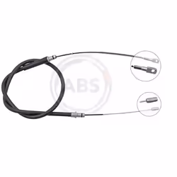 Brake Cable; A.B.S.; 1480 Disc Brake; for PORSCHE; 98642414103, 98642414104