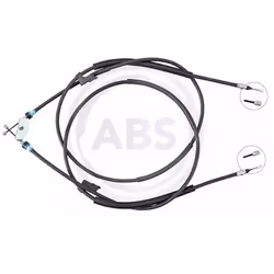 Brake Cable; A.B.S.; 1860, 1816 Disc Brake for left-hand/right-hand drive vehicles; for VOLVO; 31340068, 31362965