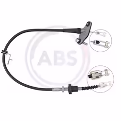 Clutch Cable; A.B.S.; for HYUNDAI; 415100X100
