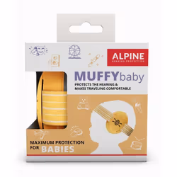 Alpine Muffy Kids, Reusable ear plug, Study, Small, On-ear, Yellow, 23 dB