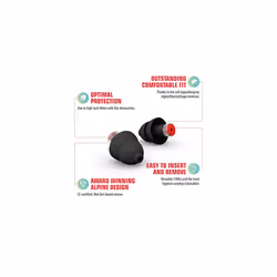 F1 Earplugs â Reusable Hearing Protection for Race & Noisy Events â 22dB Reduction â CE & UKCA Certified â Ultra Soft Comfort Filters