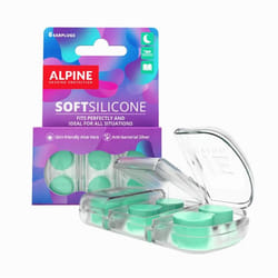 Alpine SoftSilicone Reusable ear plug Green 6 pc(s)