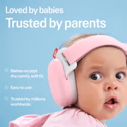 Alpine Muffy Baby - New & Improved Baby Ear Muffs Noise Protection for Babies and Toddlers - CE & ANSI Certified - Safe and Soothing Hearing Protectio
