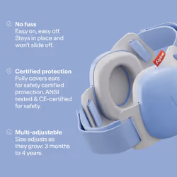 Alpine Muffy Baby - New & Improved Baby Ear Muffs Noise Protection for Babies and Toddlers - CE & ANSI Certified - Safe and Soothing Hearing Protectio