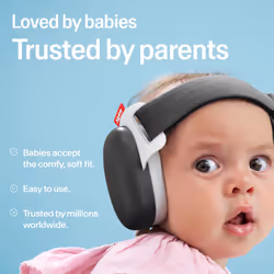 Alpine Muffy Baby - New & Improved Baby Ear Muffs Noise Protection for Babies and Toddlers - CE & ANSI Certified - Safe and Soothing Hearing Protectio