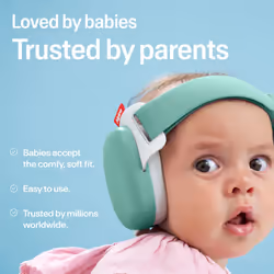 Alpine Muffy Baby - New & Improved Baby Ear Muffs Noise Protection for Babies and Toddlers - CE & ANSI Certified - Safe and Soothing Hearing Protectio