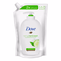 Dove Caring Hand Wash Cucumber & Green Tea Scent, Hands, Liquid soap, Moisturizing, Purifying, Refreshing, Cucumber, 500 ml, ...