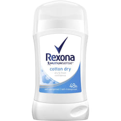 Rexona Women Cotton Dry Deodorant Stick Pack of 6 x 40 ml