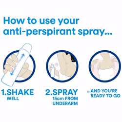 Sure Women Motion Sense Anti-Perspirant Deodorant, Cotton Dry, 6 Pack, 150ml - Additional view 5