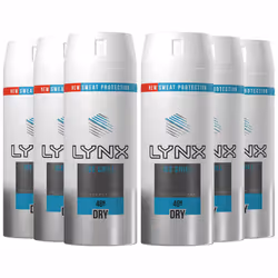 Lynx 48H Anti-Perspirant Body Deodorant, Ice Chill, 6 Pack, 150ml
