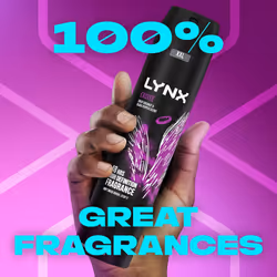 Lynx XXL Excite 48-Hour Fragrance Body Spray Deodorant, 6x250ml