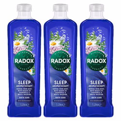 Radox Mineral Therapy Bath Soak Sleep Aromatherapy 3x1L