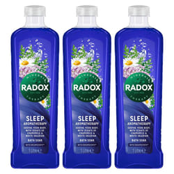 Radox Mineral Therapy Bath Soak Sleep Aromatherapy 3x1L