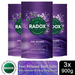Radox Mineral Therapy Bath Salts Sleep Aromatherapy, 3x900g