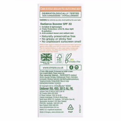 2x30ml Simple Protect'n'Glow FaceRadianceBooster SPF30 For GlowingSkin