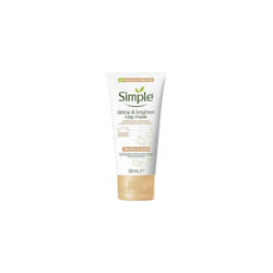 Simple Protect 'N' Glow Detox & Brighten For Glowing Skin Clay Mask Deep-Cleansing and Skin Brightening 50 ml