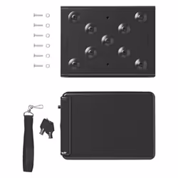 Home Steel Safe Portable With Keys Security Storage Box 225X165X85Mm - Additional view 6