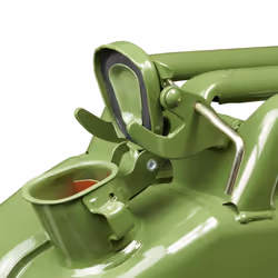 ProPlus Jerry Can 10L Metal Green Petrol Fuel Diesel Water Storage Container