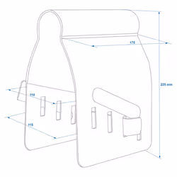 ProPlus Coupling Hitch Lock Driving with Lock Security Steel Box Trailer Lock - Additional view 6