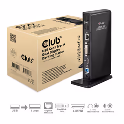 CLUB3D USB Gen1 Type A Dual Display ( HDMI and DVI) DisplayLink™ Docking Station - Additional view 5