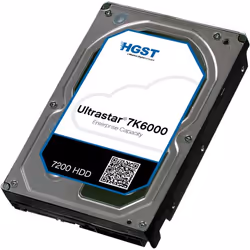 Western Digital Ultrastar 7K6000, 4 TB, 7200 RPM, 128 MB, 3.5", Serial ATA III