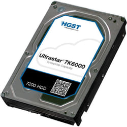 Western Digital Ultrastar 7K6000 internal hard drive 4 TB 7200 RPM 128 MB 3.5" Serial ATA III