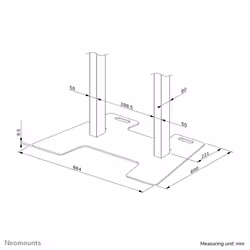 Neomounts AFP-875BL Floor plate - bolt-down - Additional view 8
