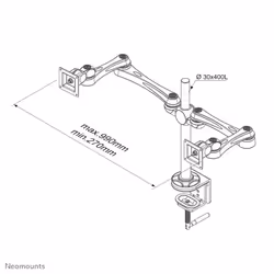 Neomounts FPMA-D930D Monitor arm 10-30" - Additional view 3