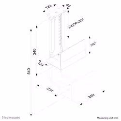 Neomounts CPU-D200SILVER CPU holder - max 30 kg - universal - Additional view 4